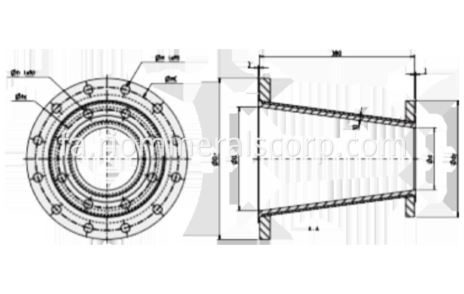 flotation rotor copper wear compatible Metso Outotec Chile
